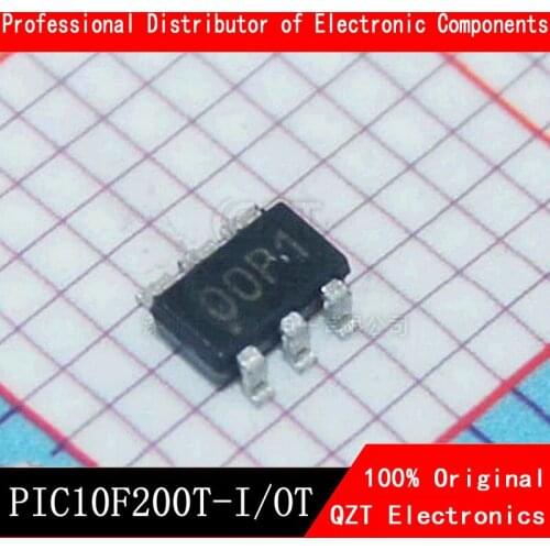 5pcs/lot PIC10F200T-I/OT SOT23-6 PIC10F200 SOT PIC10F200T-I SMD In Stock