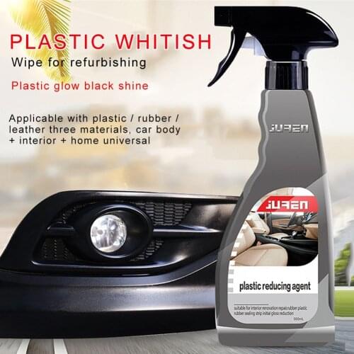 500ml Car Cleaning Agent Plastic Whitening Repair Agent Leather Refurbishing Agent Cleaner Repair Tool Plastic Reducing Agent