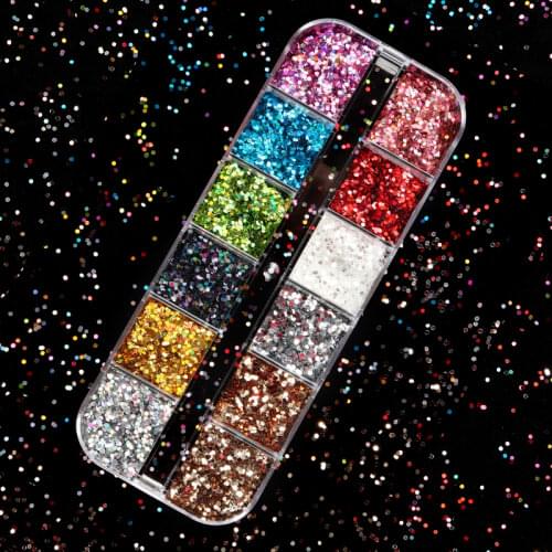 Shiny Holographic Glitter For Resin Shaker Filler Starry UV Epoxy Resin Art Supplies Jewelry Making Sequins Nail Art Decorations
