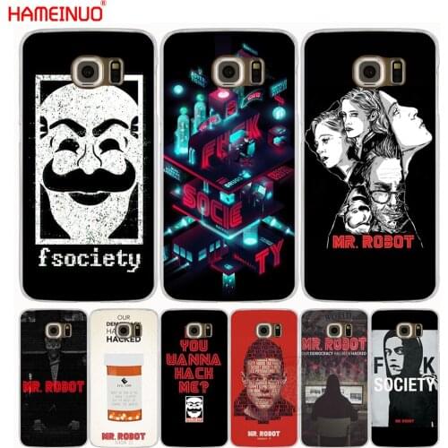 HAMEINUO Mr Robot cell phone case cover for Samsung Galaxy S7 edge PLUS S8 S6 S5 S4 S3 MINI