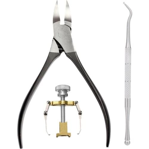 3pcs Stainless Steel Ingrown Toenail Correction Tool Manicure Clipper Pedicure Fixer Recover Pro Foot Nail Care Orthotic