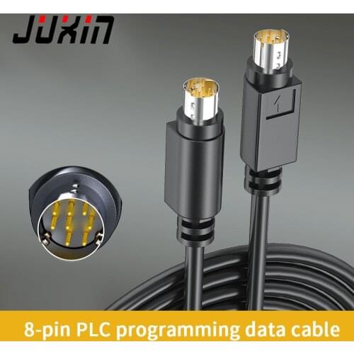 PLC cable male to male S terminal MD8 pin male to male cable Round head MD8 pure copper nickel - plated data communication