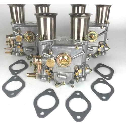 3PCS 45 DCOE Carburetor 19600.060 For Twin Choke Weber 4 cyl 6 Cyl V8 Engines Dellorto Solex 45DCOE 45MM Carb Assy