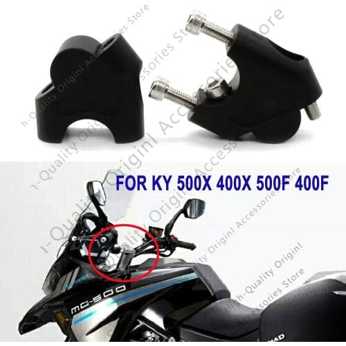 For KYMOTO KY 500X 400X 500F 400F Motorcycle Handlebar Riser Bar Mount Handle Clamp Handlebar Back Move Mount