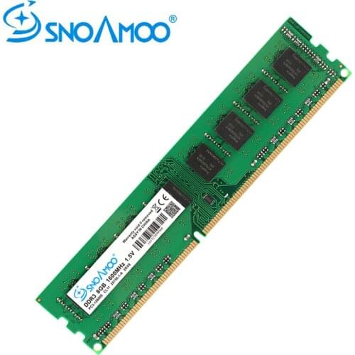 SNOAMOO New Desktop PC DDR3 4GB 1333/1600MHz PC3-12800S Memory 240pin DIMM 8GB For Intel Computer Lifetime Warranty