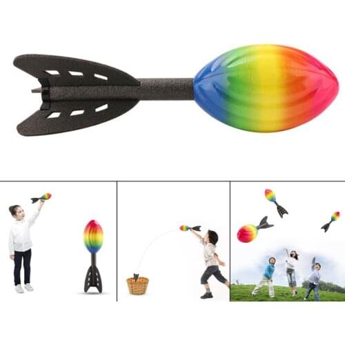 Foam Hand Throwing Rocket Toys Parent-child Outdoor Game Toy for Children JAN88