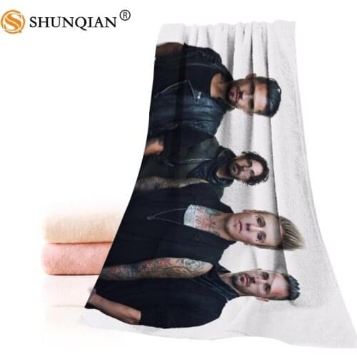 Microfiber Towels Custom papa roach Face Towel/Bath Towel Size 35x75cm, 70x140cm for family travel