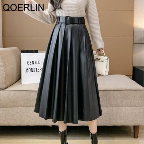 Женские кожаные юбки QoerliN China At AliExpress
