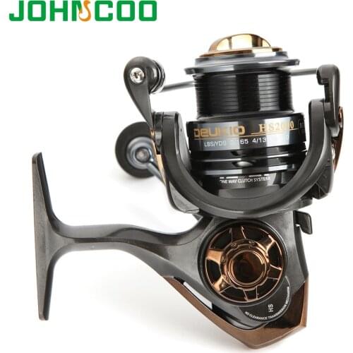 High Gear ratio 7.1:1 Fishing Reel HS2000/3000 Spinning Fishing Reel Max Drag 6kg Aluminum Spool Carp Fishing Tackle