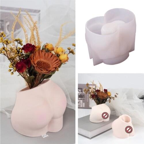 Silicone Moulds Planter Flower Pot Storage Pen Holder Resin Mold Diy Art Mould Uv Crystal Epoxy Crafts Home Decoration Mold