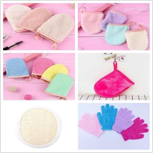 Random Color 1PCS Magic Face Towel Makeup-Remover Cleansing Glove Reusable Microfiber Women Facial Cloth
