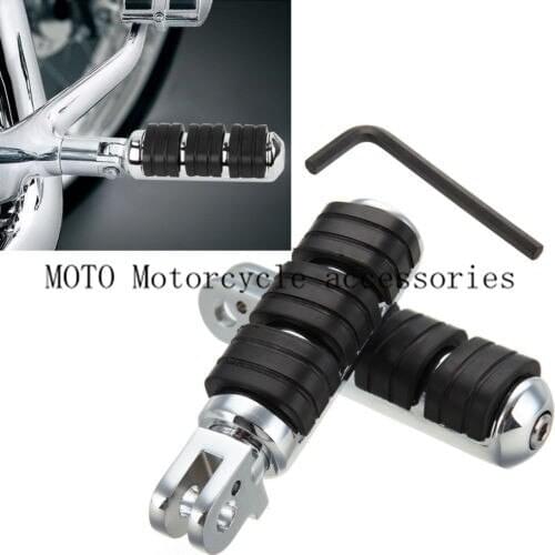 1 Pair Front or Rear Foot peg FootPeg Footrest for Triumph Thunderbird Sport Adventurer 1996-1999 2000 2001 Motorbike Foot Rests