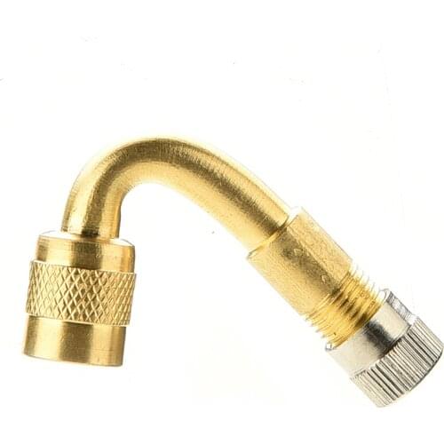 1pcs Air Tyre Valve Tire Valve Stem Extenders Extension Adapter 45/90/135 Degree Angle Brass for Car Truck Motorcycle