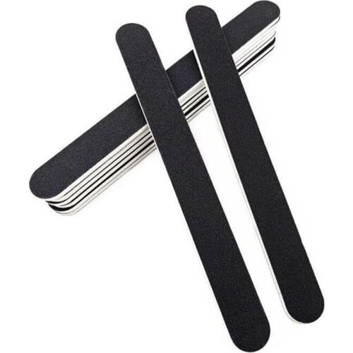 1 Pcs Professional Black Nail File Cushioning Polishing Block Polishing Nail Art Manicure Sponge Frustration Nail Art Tool Hot