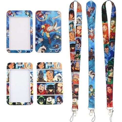 24pcs/lot MD379 DMLSKY Cartoon Magic Story Necklack Key Gym Multifunction Mobile Phone Lanyard With Card Holder Cover