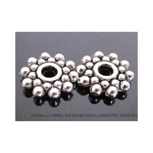 800Pcs Tibetan Silver Nice Flower Spacer Bead