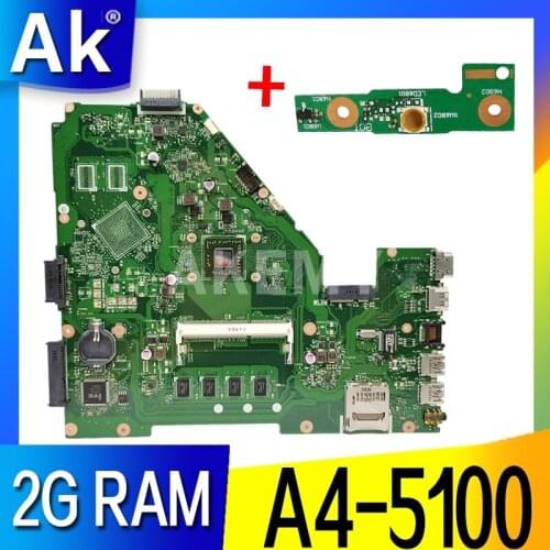 AK X550EA Laptop motherboard For Asus X550EA X550EP X550E X552E Test original mainboard 2G RAM A4-5100