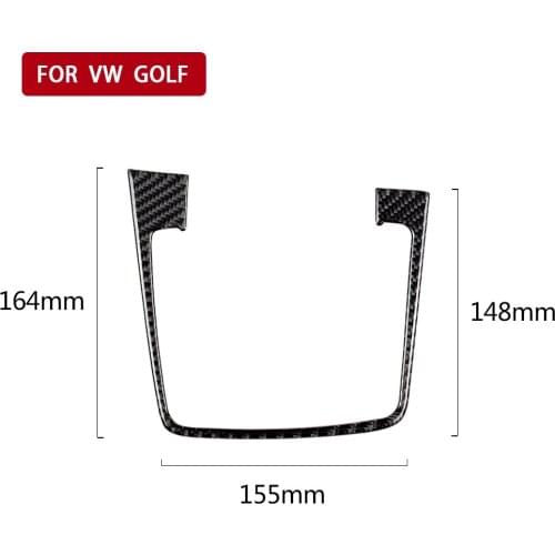 Car Styling Accessories Carbon Fiber Trim Decorative Stickers For VW Golf 7 GTI R GTE GTD MK7 2013-2017 car sticker