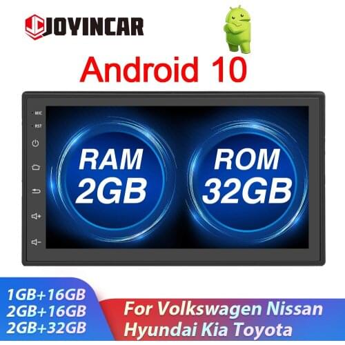 JOYINCAR 2 Din Android 9.1 Car Multimedia Video Player 7" Universal 2DIN Stereo Car radio GPS For Volkswagen Nissan Hyundai Kia