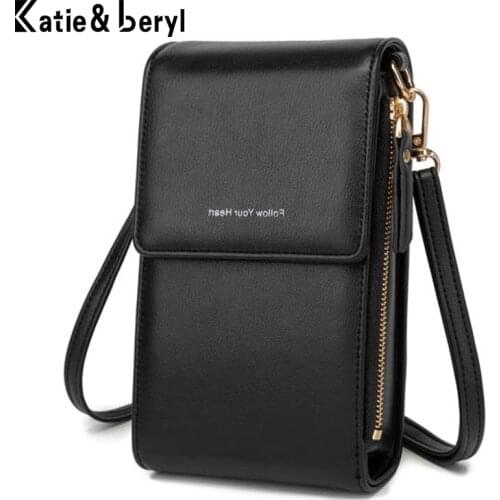 Brand Fashion Fold Shoulder Bag Women PU Leather Long Wallet With Zipper Coin Pocket Big Capacity Ladies Money Purse Card Holder
