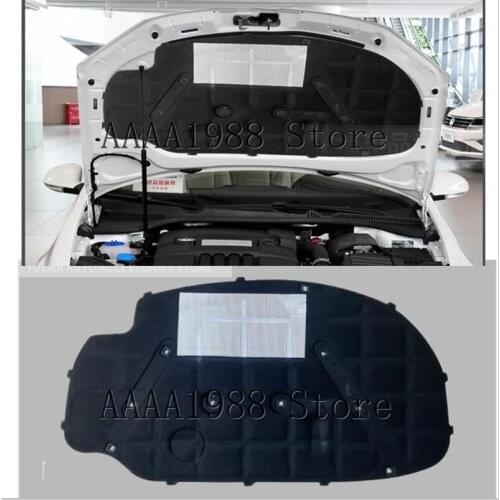 For VW Jetta A5 5 MK5 2005~2011 Car Heat Sound Insulation Cotton Front Hood Engine Firewall Mat Pad Cover Noise Deadener