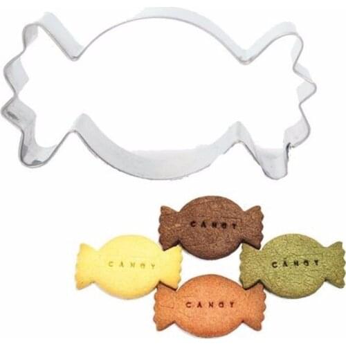 Stainless Steel Candy Shape Cookie Cutter Biscuit Cake Baking Mold Mould Tool Free Shipping