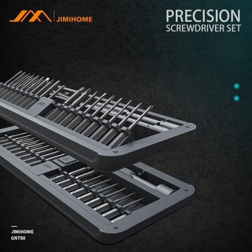 Xiaomi JIMI JM-GNT80 80 In 1 Precision Screwdrivers Multi-used DIY Repair Screw Driver 72PC S2 Bits With 2 Rods