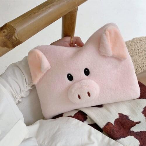 DORANMI Pig Makeup Bags For Women 2020 Lovely Korean Style Pig Cosmetic Bags Female Square Clutch Makeup Container Bags BG656