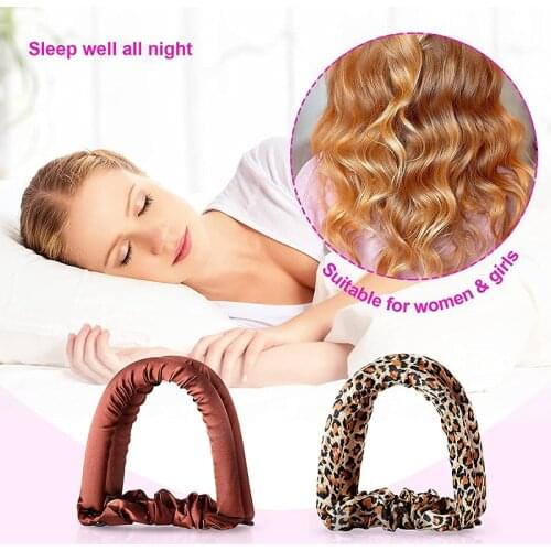 Heatless Curl Ribbon for Long Hair Heatless Lazy Curls Overnight Tube Curling DIY Soft Foam Hair Curl for Women Girls SK88