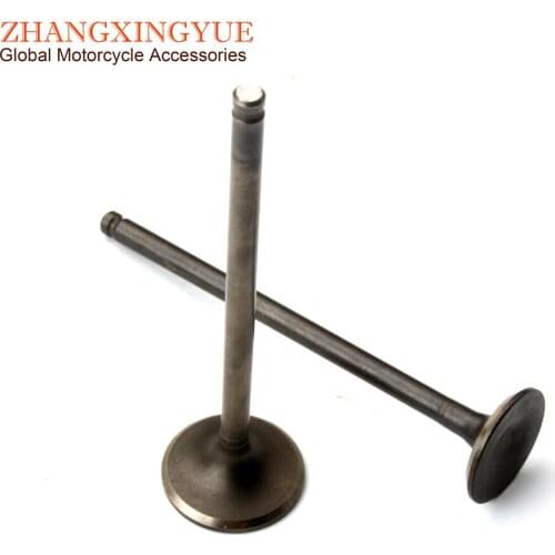 Motorcycle 2PC Intake And Exhaust Valves For Suzuki EN125 GZ125 EN GZ 125cc 4-Stroke Engine