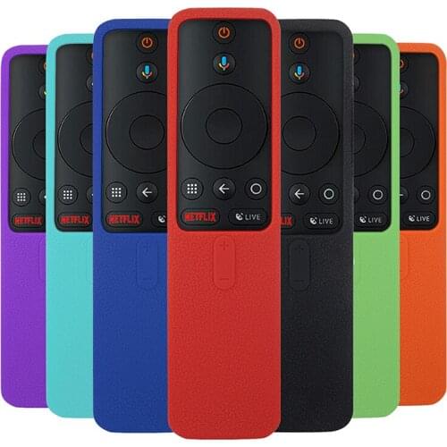 Silicone Protective Case for Smart TV Remote Controller, with Lanyard, Remote Case Skin Sleeve Protector for Smart Remote