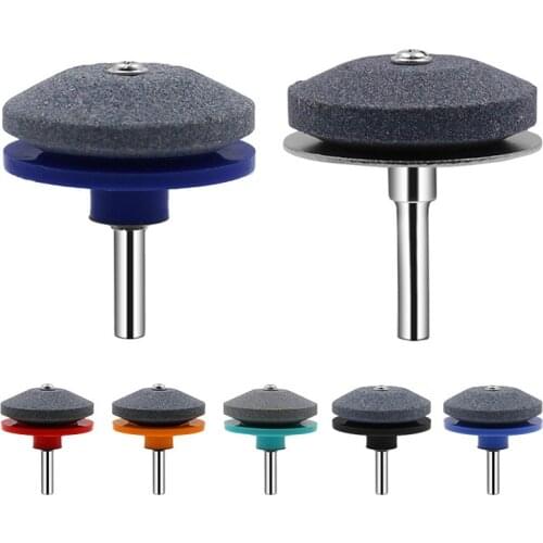 50MM Faster Lawn Mower Sharpener Lawnmower Blade Sharpener Universal Grinding Rotary Drill Cuts Garden Tools Rotary Parts