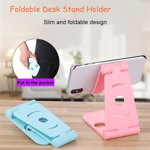 Universal Adjustable Foldable Mobile Phone Holder For iPhone Huawei Xiaomi Samsung Phone Stand Desk Tablet Folding Stand Desktop