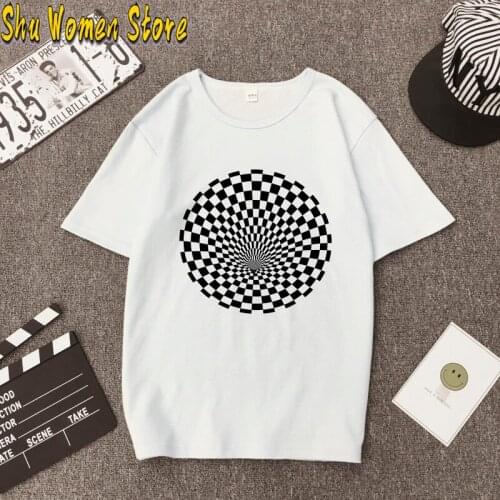 Womens T-shirt 3D Printed T-shirt Dizziness Hypnosis Summer Women Tops Short Sleeve Oversized Tee Shirts graphic t shirts