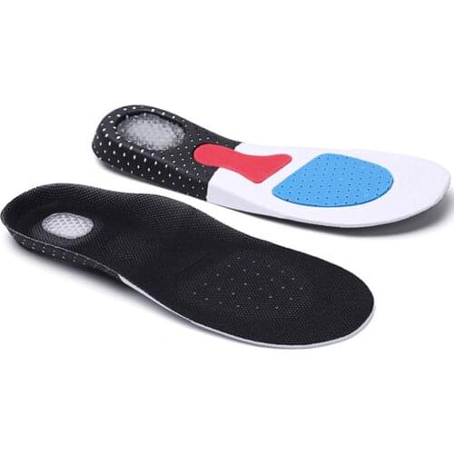 1 Pair Unisex Insoles Orthotic Arch Support Shoe Pad Gel EVA Shock Absorption Arch Support Breathable Sports Shoe Insoles
