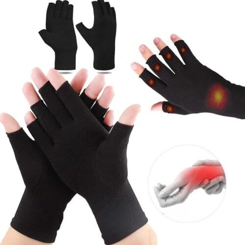 1 Pairs Arthritis Gloves TouchScreen Gloves Anti Arthritis Therapy Compression Gloves and Ache Pain Joint Relief Winter Warm