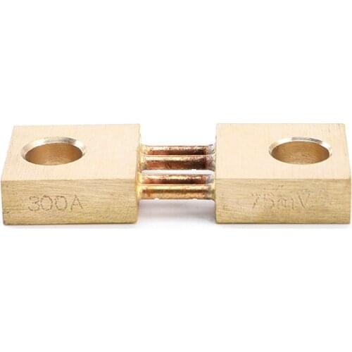 1pcs FL-19B Shunt 300A 75mV Welding Machine Brass Resistor DC Shunts For Current Analogue Panel Meter