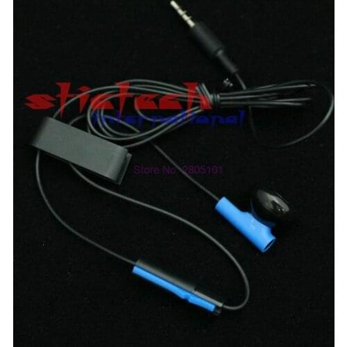 By dhl or ems 100 pcs 3.5mm Jack Gaming Controller Headset Earphone With MIC ON/OFF Control For Sony For PS4 Headphone