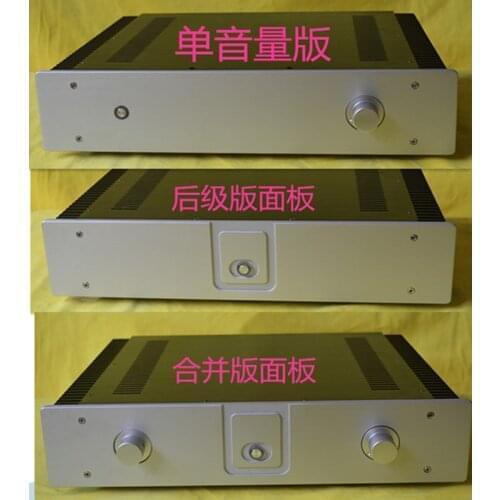 430*90*312MM Q4309 All Aluminum Class A Amplifier Chassis Box House DIY Enclosure with Cooling Holes Amplifier Case Shell