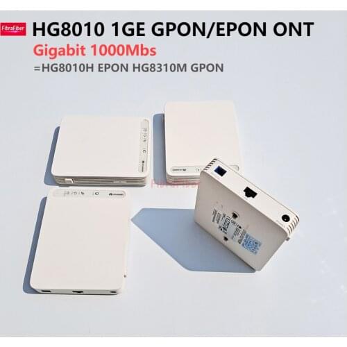 Refurbished HG8010 80% New Gigabit GPON 1 GE Ethernet Port Terminal ONU ONT FTTH modem Second-hand ONT SC UPC Interface Terminal