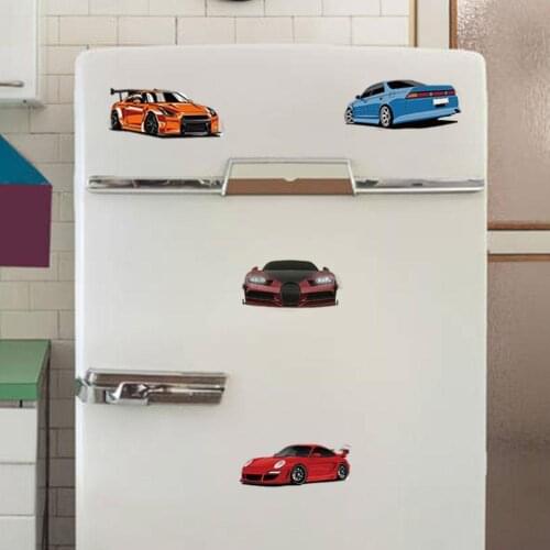 50/100pcs Sports Racing Car Graffiti Stickers Cartoon Vinyl Bicycle Luggage Decorative Decor Decals Snowboard Car Personali E4W5