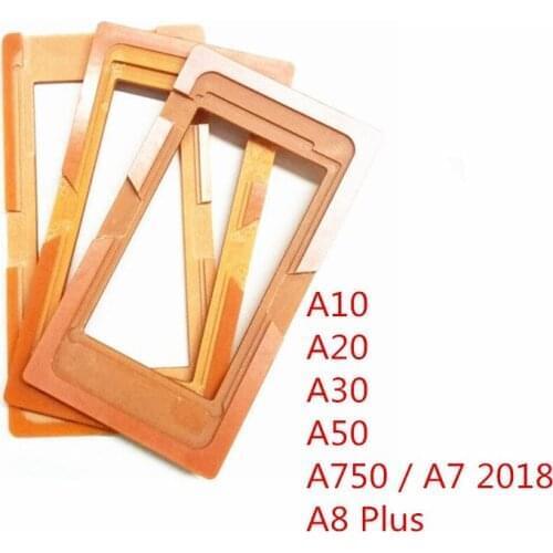 6pcs/Lot Glue LCD Mould Mold Holder For Samsung Galaxy A10 A20 A30 A50 A750/A7 2018 A8 Plus