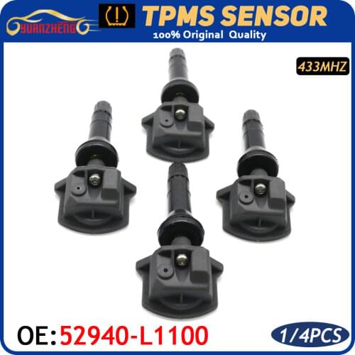 Car TPMS Sensor Tire Pressure Sensor Monitoring System 52940-L1100 For Hyundai Sonata DN8 KIA Seltos 2019-2020 433Mhz 52940L1100