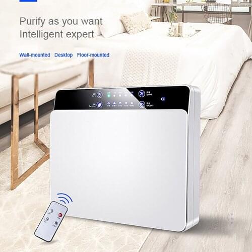 Indoor UVC HEPA Filter Home Air Purifier Compact Design Portable Personal Desktop Room Ultraviolet Light UV Air Cleaner