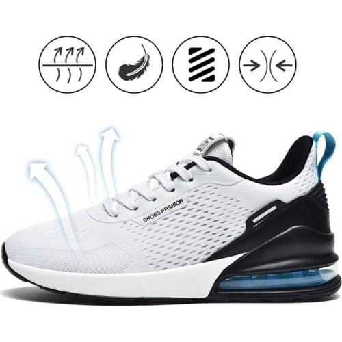 Air Mesh Cushion Sneakers Men and Women Hot New Breathable Mesh Casual Shoes Outdoor Sports Lightweight Athletic Gym Men Shoes