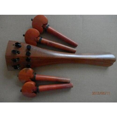 Best 4/4 cello tailpiece and pegs pernambuco wood