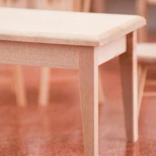 1:12 Desk Table Dollhouse Miniature Mini Furniture Decor Educational Toy for