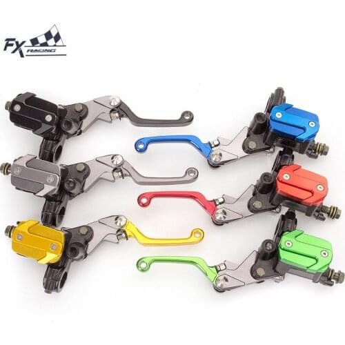 Motorcycle Dirt Bike Master Cylinder Reservoir Brake Clutch Lever 7/8" 22mm For Yamaha WR250R WR 250X XT250X TRICKER 2007 - 2015