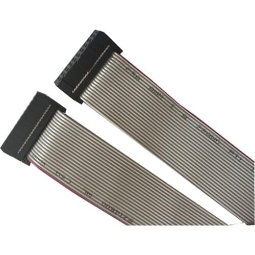 7.9 inch IDC flat Ribbon cable UL2651 AWG28 flexible cable 20cm with 20pin 2.0mm pitch female connector,200pcs/lot
