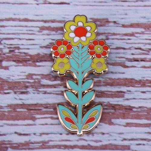 Beautiful flower pin plant lovers great collection